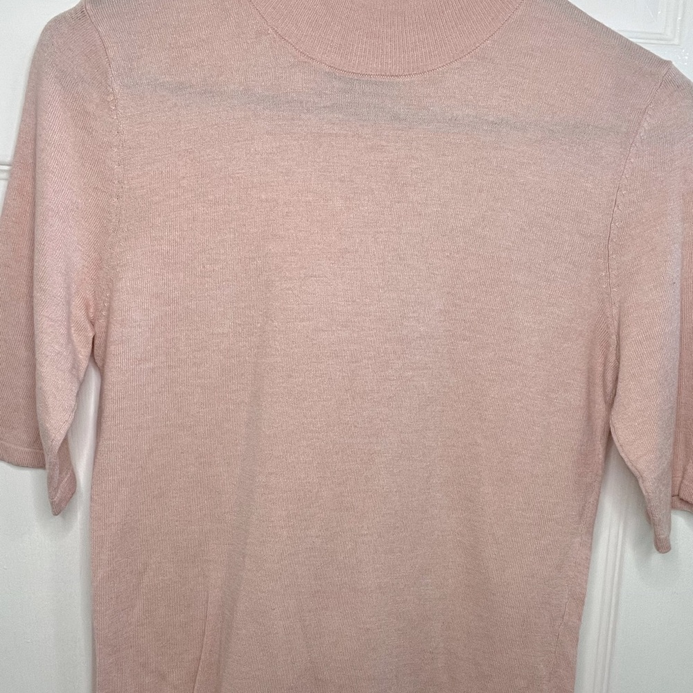 Pink sweater, classic, designer, turtle neck
